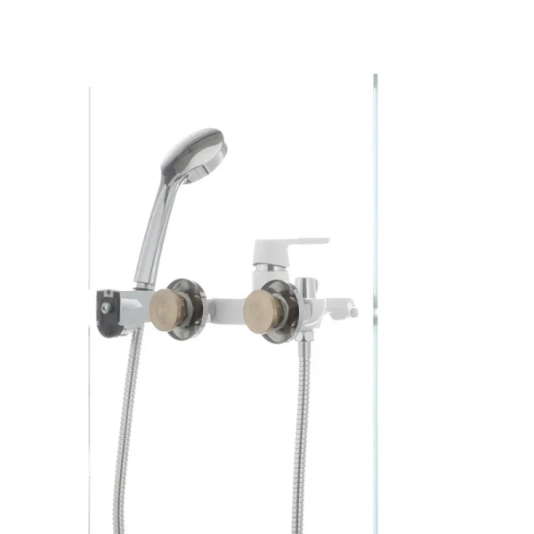 Смеситель для ванны Mixxus Premium TIGER 009 латунный белый матовый с коротким литым изливом (MI0571)