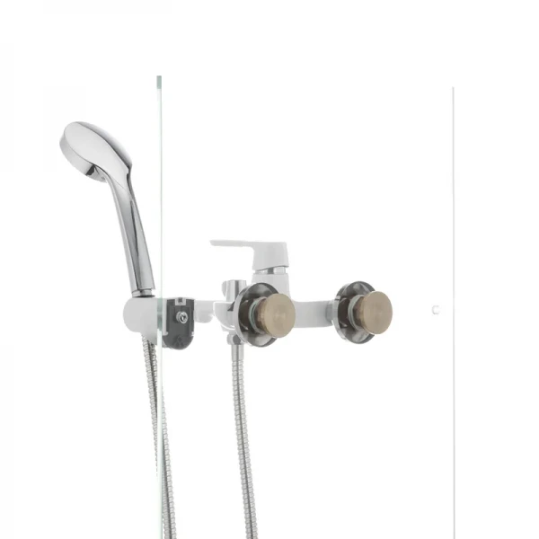 Смеситель для ванны Mixxus Premium TIGER 009 латунный белый матовый с коротким литым изливом (MI0571)