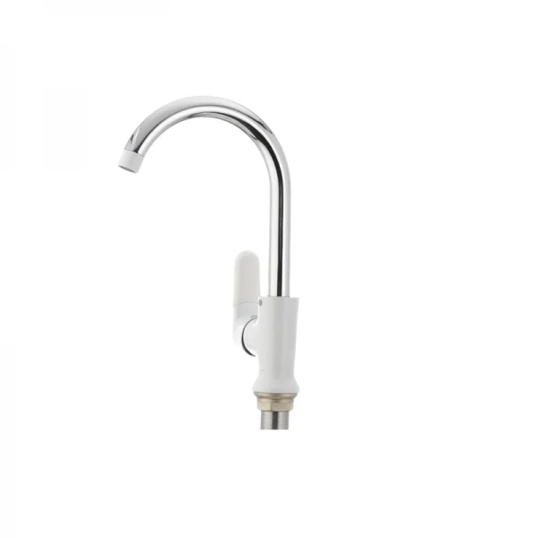 Кухонный смеситель белый Mixxus Premium Tiger 014 (MI0573)