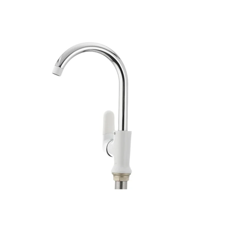 Кухонний змішувач білий Mixxus Premium Tiger 014 (MI0573)