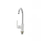 Кухонный смеситель белый Mixxus Premium Tiger 014 (MI0573)