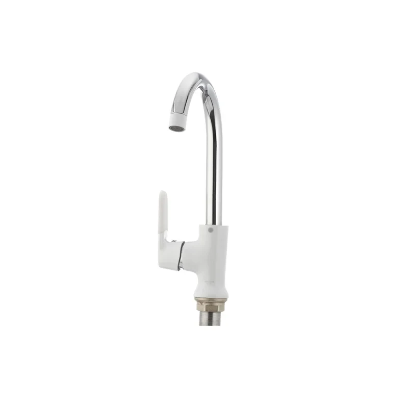 Кухонний змішувач білий Mixxus Premium Tiger 014 (MI0573)