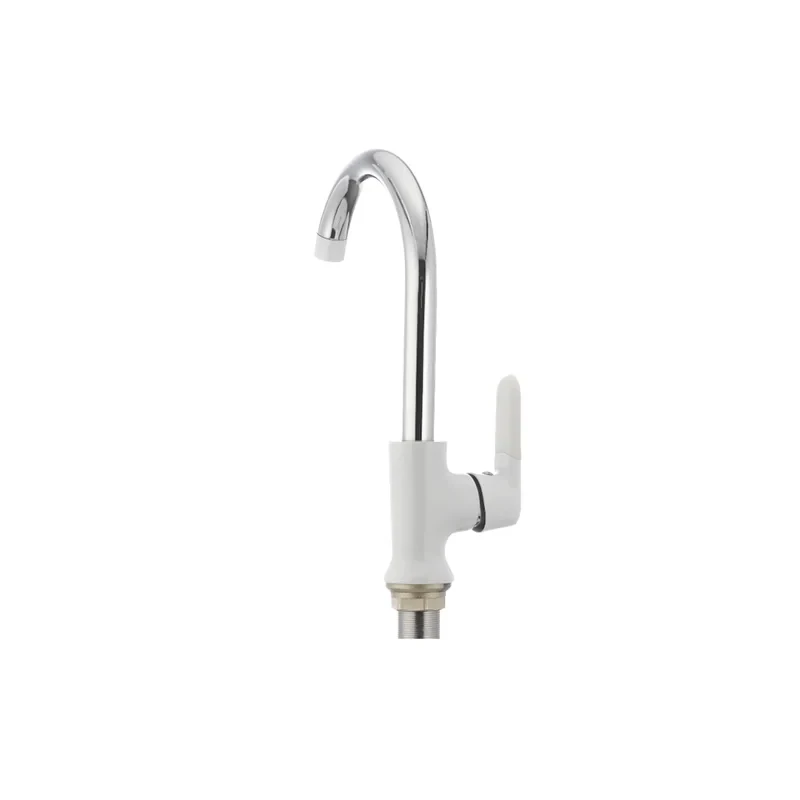 Кухонний змішувач білий Mixxus Premium Tiger 014 (MI0573)
