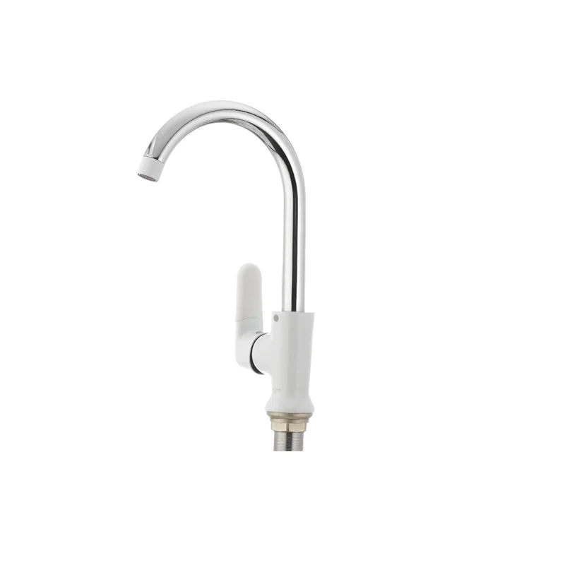 Кухонний змішувач білий Mixxus Premium Tiger 014 (MI0573)