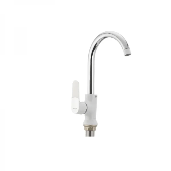 Кухонный смеситель белый Mixxus Premium Tiger 014 (MI0573)
