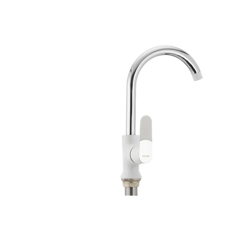 Кухонний змішувач білий Mixxus Premium Tiger 014 (MI0573)