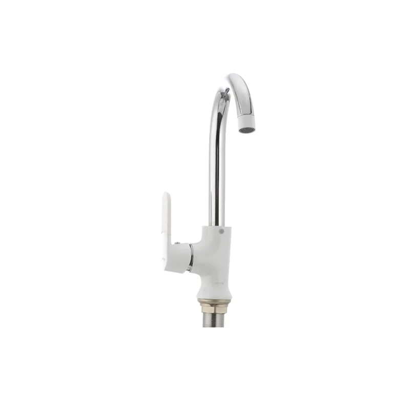 Кухонний змішувач білий Mixxus Premium Tiger 014 (MI0573)