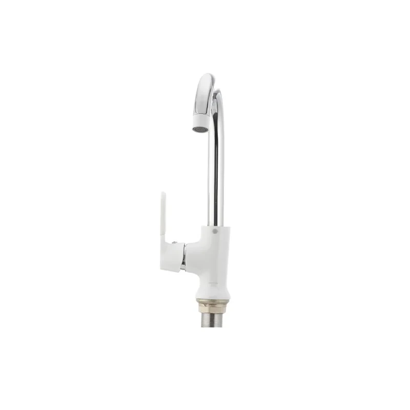 Кухонний змішувач білий Mixxus Premium Tiger 014 (MI0573)