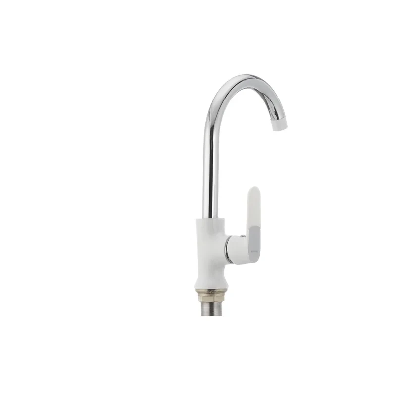 Кухонний змішувач білий Mixxus Premium Tiger 014 (MI0573)
