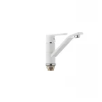 Смеситель для умывальника Mixxus Premium TIGER 555 гайка (излив 15 см) белый (MI0574)