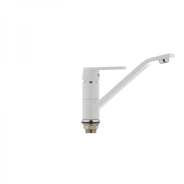 Кухонный смеситель белый Mixxus Premium Tiger 555 (MI0575)