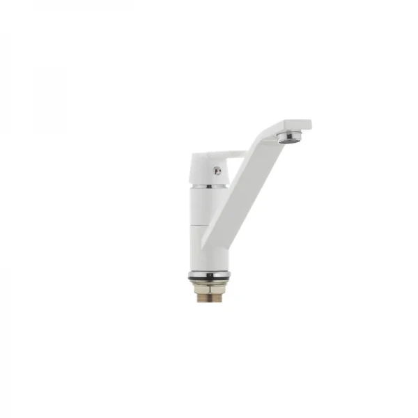 Кухонный смеситель белый Mixxus Premium Tiger 555 (MI0575)