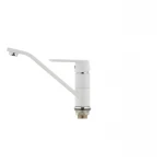 Кухонный смеситель белый Mixxus Premium Tiger 555 (MI0575)