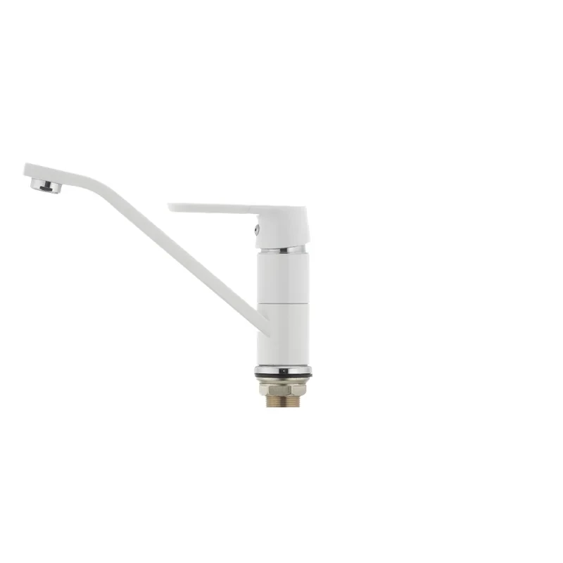 Кухонний змішувач білий MIXXUS Premium Tiger 555 (MI0575)