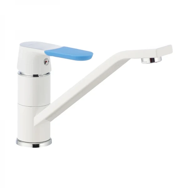 Кухонный смеситель белый Mixxus Premium Tiger 555 (MI0575)