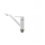 Кухонный смеситель белый Mixxus Premium Tiger 555 (MI0575)