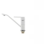 Кухонный смеситель белый Mixxus Premium Tiger 555 (MI0575)