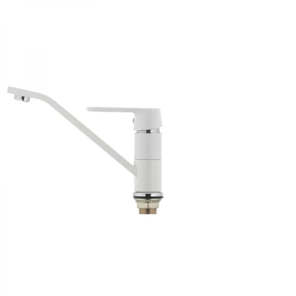 Кухонный смеситель белый Mixxus Premium Tiger 555 (MI0575)