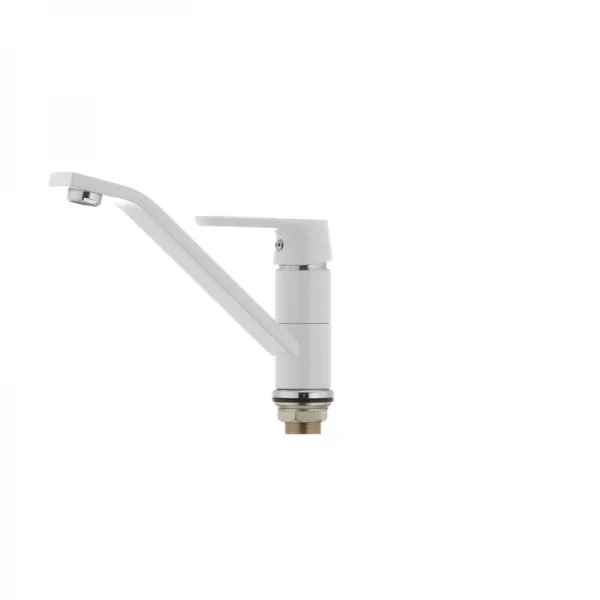 Кухонный смеситель белый Mixxus Premium Tiger 555 (MI0575)