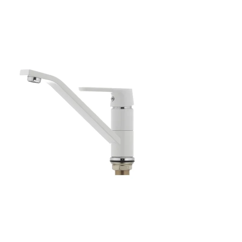 Кухонний змішувач білий MIXXUS Premium Tiger 555 (MI0575)