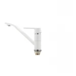 Кухонный смеситель белый Mixxus Premium Tiger 555 (MI0575)