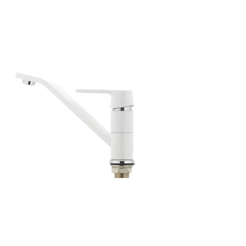 Кухонний змішувач білий MIXXUS Premium Tiger 555 (MI0575)