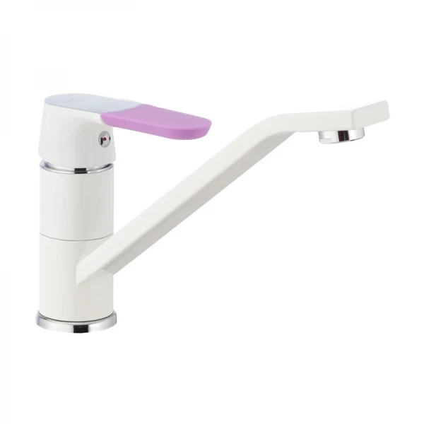 Кухонный смеситель белый Mixxus Premium Tiger 555 (MI0575)