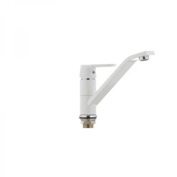 Кухонный смеситель белый Mixxus Premium Tiger 555 (MI0575)