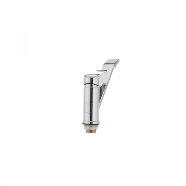 Смеситель для кухни Mixxus Premium Medea 555 латунный, хром, с низким поворотным изливом (MI0581)