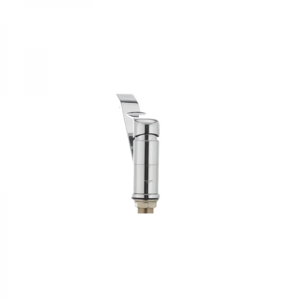 Смеситель для кухни Mixxus Premium Medea 555 латунный, хром, с низким поворотным изливом (MI0581)