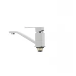 Змішувач для умивальника Mixxus Missouri 555 білий з поворотним виливом 15 см (MI0593)