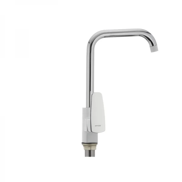 Кухонный смеситель белый Mixxus Missouri 014-G (MI0595)