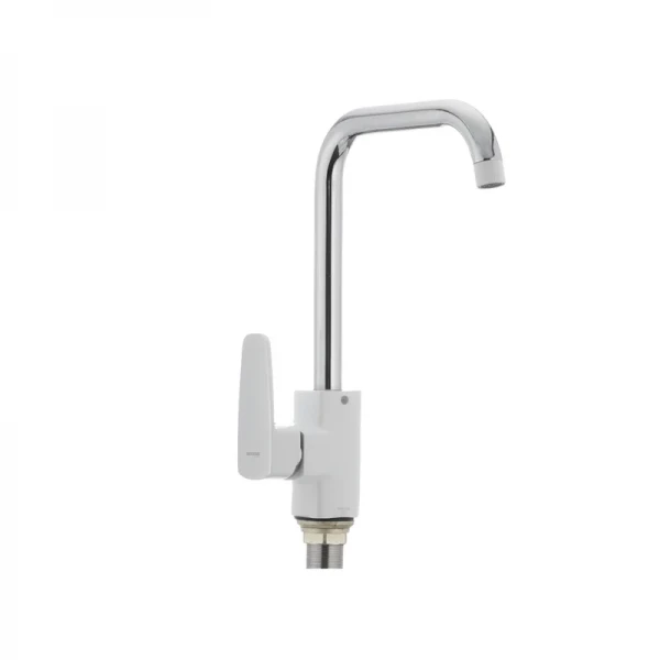 Кухонный смеситель белый Mixxus Missouri 014-G (MI0595)