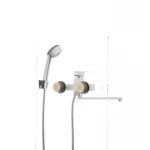 Смеситель для ванны Mixxus Missouri 006 белый (MI0597)