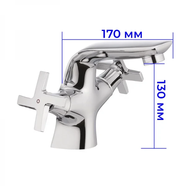 Смеситель для умывальника Mixxus Premium GALAXY 161 (MI0620)