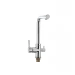 Кухонный смеситель Mixxus Premium Gudini 021 латунный хром на две воды (MI1589)