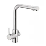 Кухонный смеситель Mixxus Premium Gudini 021 латунный хром на две воды (MI1589)