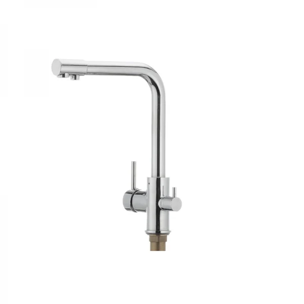Кухонный смеситель Mixxus Premium Gudini 021 латунный хром на две воды (MI1589)