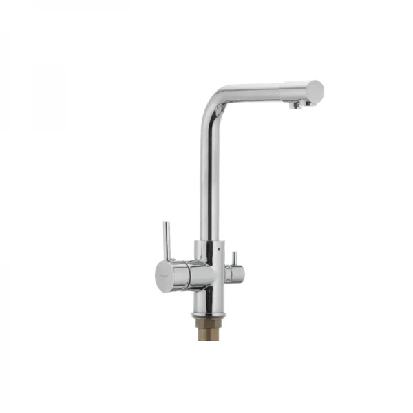 Кухонный смеситель Mixxus Premium Gudini 021 латунный хром на две воды (MI1589)