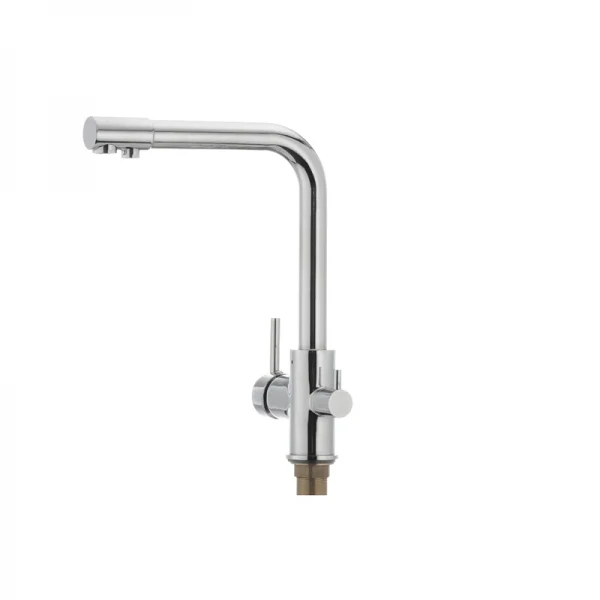 Кухонный смеситель Mixxus Premium Gudini 021 латунный хром на две воды (MI1589)