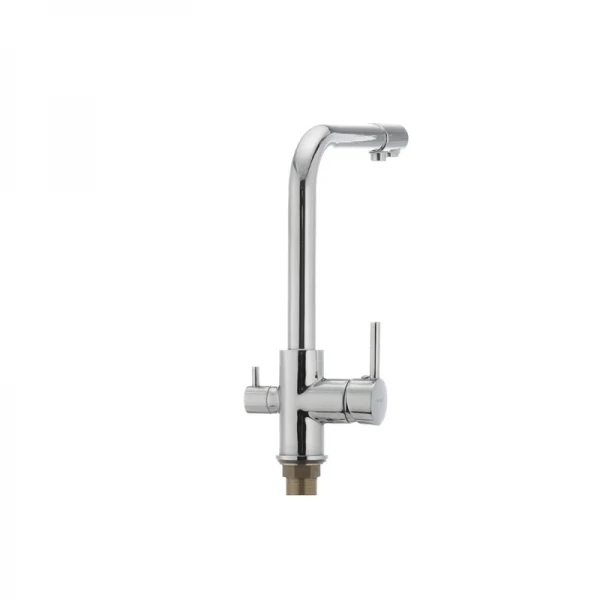Кухонный смеситель Mixxus Premium Gudini 021 латунный хром на две воды (MI1589)