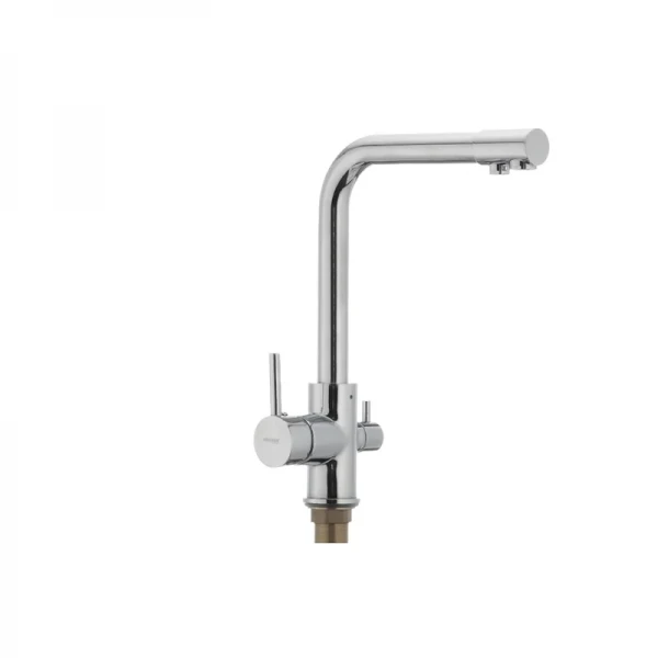 Кухонный смеситель Mixxus Premium Gudini 021 латунный хром на две воды (MI1589)