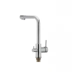 Кухонный смеситель Mixxus Premium Gudini 021 латунный хром на две воды (MI1589)