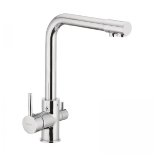 Кухонный смеситель Mixxus Premium Gudini 021 латунный хром на две воды (MI1589) Кухонный смеситель Mixxus Premium Gudini 021 латунный хром на две воды (MI1589)