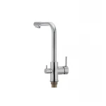 Кухонный смеситель Mixxus Premium Gudini 021 латунный хром на две воды (MI1589)