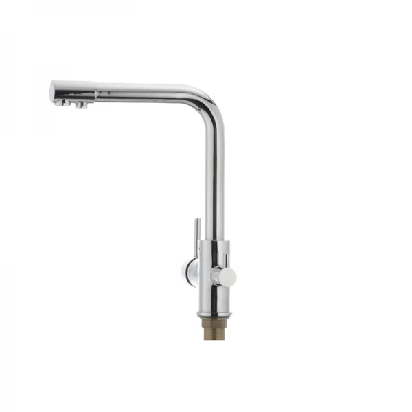 Кухонный смеситель Mixxus Premium Gudini 021 латунный хром на две воды (MI1589)