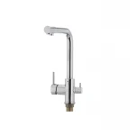 Кухонный смеситель Mixxus Premium Gudini 021 латунный хром на две воды (MI1589)
