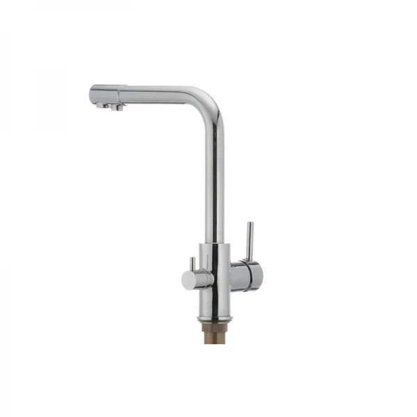 Кухонный смеситель Mixxus Premium Gudini 021 латунный хром на две воды (MI1589)
