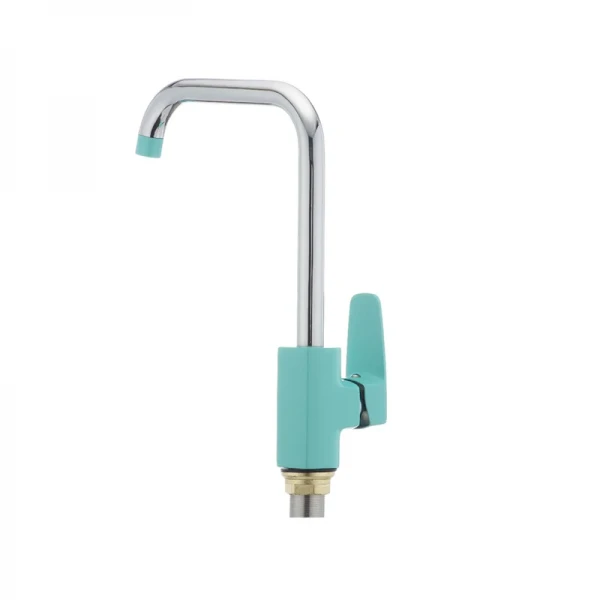 Кухонный смеситель бирюзовый Mixxus Missouri 014-G (MI1627)