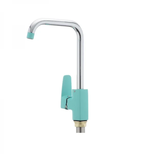 Кухонный смеситель бирюзовый Mixxus Missouri 014-G (MI1627)